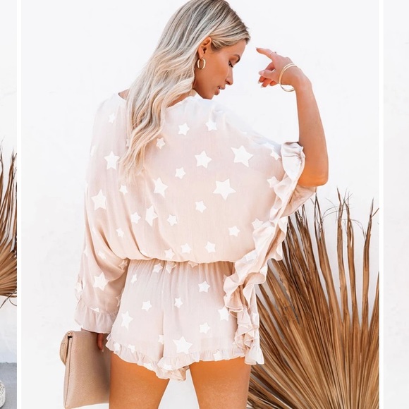 Beyond the Sea Kimono Star Romper - Picture 2 of 11